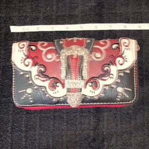 Vinyl Clutch Wallet